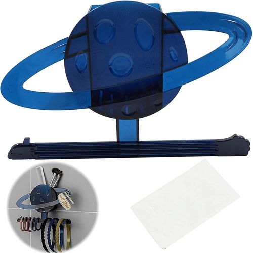Support mural pour pinces  cheveux - Support de rangement en forme d'toile avec supports pour brosses et bandeaux pour prsentation