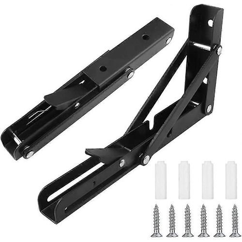 Support Pliant Support De Console Pliant En Acier Inoxydablesupport Dtagre Pliantsupport Rtractable Robuste (20cm2pcs)