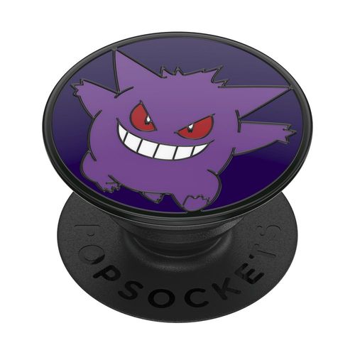 Support Popgrip Gen 2 Luxe Enamel Adhsif Stand Et Selfie Glow In The Dark Gengar Noir Popsockets