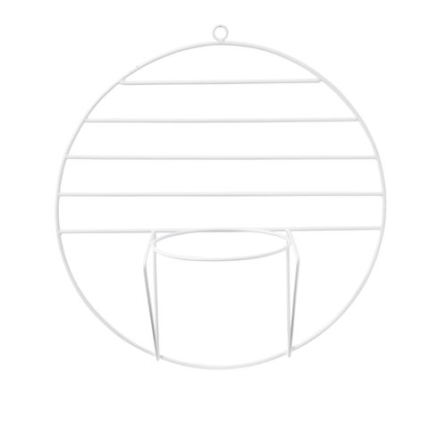 Support Pour Pot Goodhome Blanc 40 Cm
