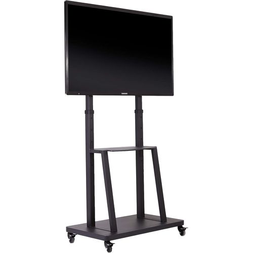 Support Tv Sur Pied: Pied Tv Universel  Roulettes Pour crans De 32-80 Pouces Meuble Tv Avec Plateau Pivotant En Hauteur Rglable 140-162.5 Cm - Charge 65Kg Vesa 600X400[Video552]