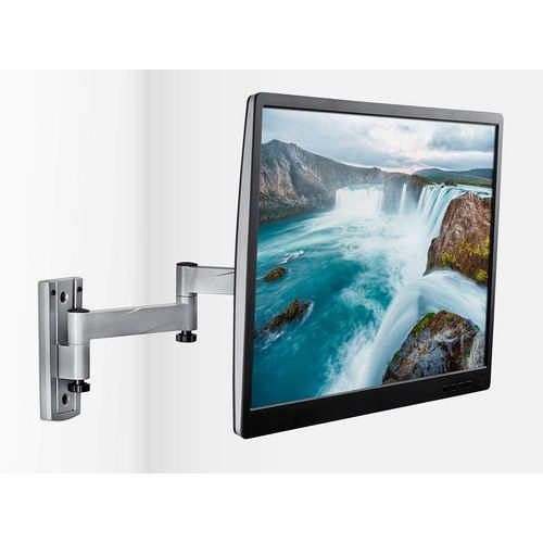 Support TV Pivotant Pour Camping-car/caravane - Jusqu'à 32" 12kg, VESA 100x100, Noir, Marque Drall