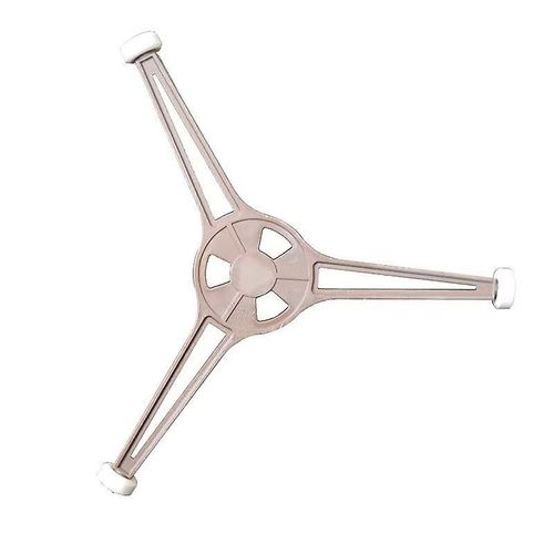 Support universel de plateau de trpied  micro-ondes Support de plateau tournant de four  micro-ondes Support triangle pour le four  micro-ondes (1pc, argent)