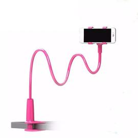 Support Téléphone Portable Réglable Flexible Rose