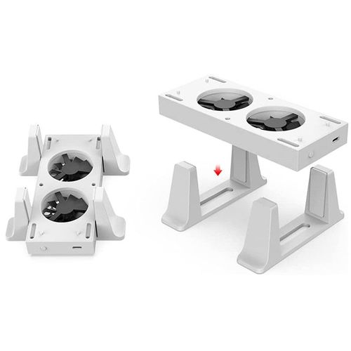 Support Vertical Avec Ventilateurs De Refroidissement Pour Console Xbox Series S, Vitesse De Rotation Avec Entre D'alimentation De Type C