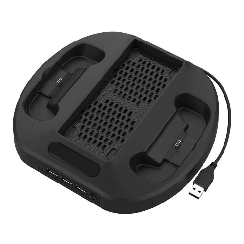 Support Vertical De Refroidissement Pour Double Contrleur, Station De Base Avec Usb Et Hub Pour Console De Jeu Xbox Series S Avec Indicateur De Charge