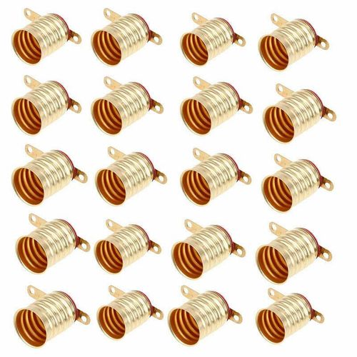 Supports De Base De Lampes E10, 5/10/20 Pices, Base D'ampoule, Douille Led, Ancien Support De Lampe, Support En Cuivre, Accessoires D'clairage