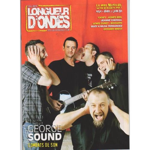 Sur La Mme Longueur D'ondes  N 54 : George Sound - Casey - Agns Bihl - Jeanne Cherhal - Lewis Furey - Boogers - Buzy & Nilda Fernandez - Dossier Brest