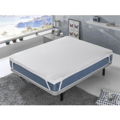 Sur Matelas 200x200 Nordes Hauteur 6 Cm 3 Cm Mousse A Mmoire De Forme + Mousse Haute Densit Dormalit