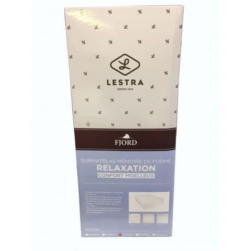 Surmatelas Lestra Fjord  Mmoire De Forme 180 X 200 Cm Lestra