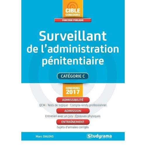 Surveillant De L'administration Pnitentiaire    Format Beau livre 