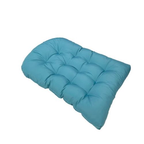 Suspendu Hamac Chaise Coussins,Fauteuil Uf Suspendu Balancelle Pliante Avec Coussin Et Support Usage Intrieur Extrieur Dim. 90*120cm,Bleu Canard, 1 Pice