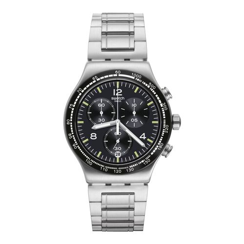 Swatch Orologio Night Flight Again Originals New Irony Chrono 43mm Yvs444gc - Default Title