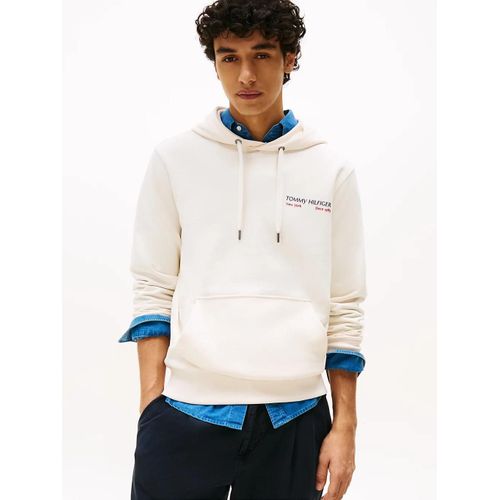 Sweat  Capuche  Photo Imprime Au Dos Hilfiger Color Photo Prt Hoodie/Ivory Petal - Xs