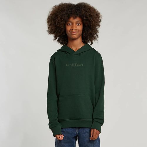 Sweat  Capuche Brushed Pour Garons - Vert - Garon