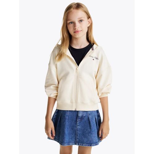 Sweat  Capuche Dcontract Varsity Zipp Varsity Zip Through/Cream - 110 Cm