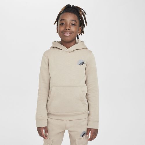 Sweat  Capuche En Tissu Fleece Nike Sportswear Standard Issue Pour Garon Plus g - Marron - Xl