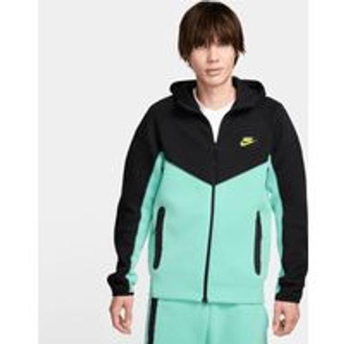 Sweat  Capuche Entirement Zipp Nike Sportswear Tech Fleece Windrunner Pour Homme - Vert