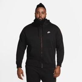 Sweat à capuche et zip Nike Sportswear Club Fleece pour Homme - Noir