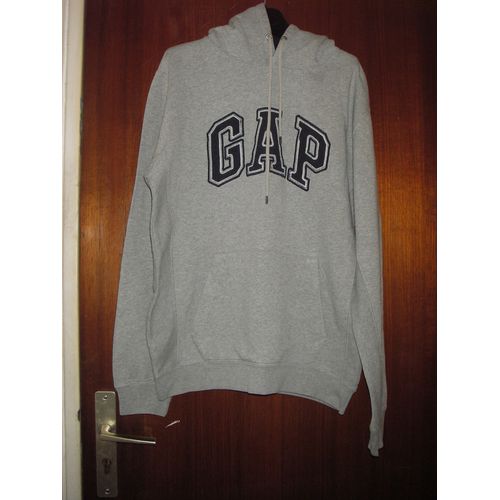 Sweat  Capuche Gap, Taille Xs, 100% Coton, Coloris Gris, Poche Centrale Sur Le Bas  L'avant, Cordon De Serrage Sur La Capuche, Dimensions: Longueur 70 Cm, Tour De Poitrine 57 Cm, Longueur Manches 66