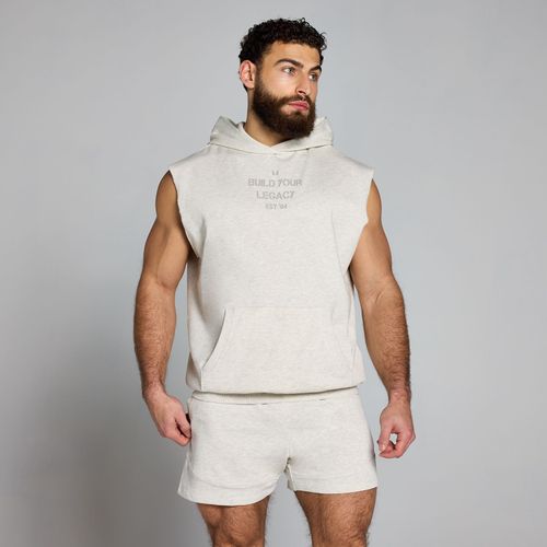 Sweat  Capuche Graphique Dlav Sans Manches Mp Origin Pour Hommes  Gris Chin - L