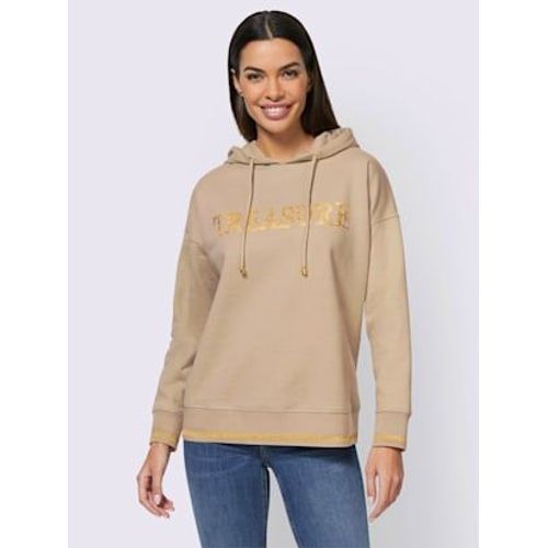 Sweat  Capuche Imprim Mtallique Mode - Rick Cardona - Sable Imprim