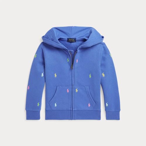 Sweat  Capuche Poney Polo En Molleton