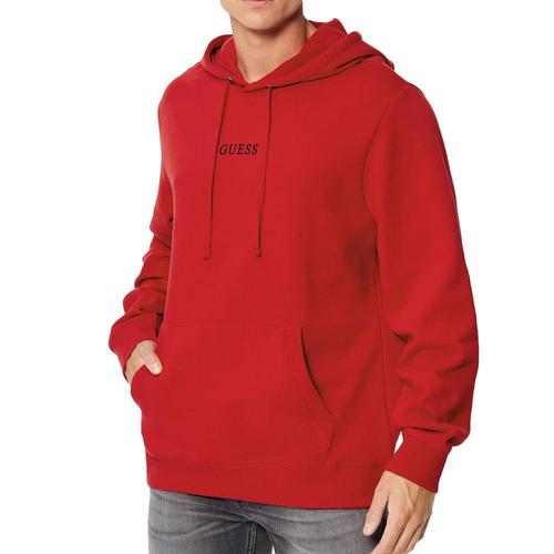 Sweat  Capuche Rouge Homme Guess Roy