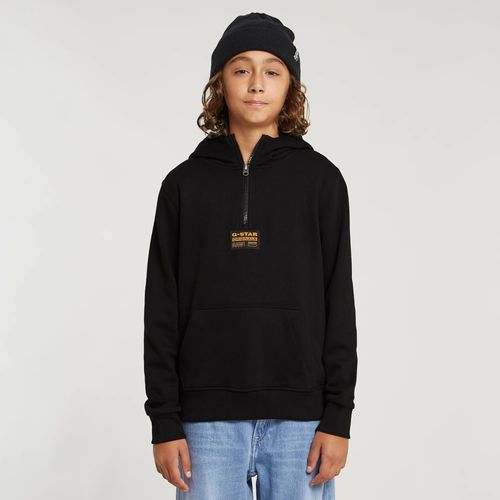 Sweat  Capuche Zipp Unisexe Enfants - Noir - Garon