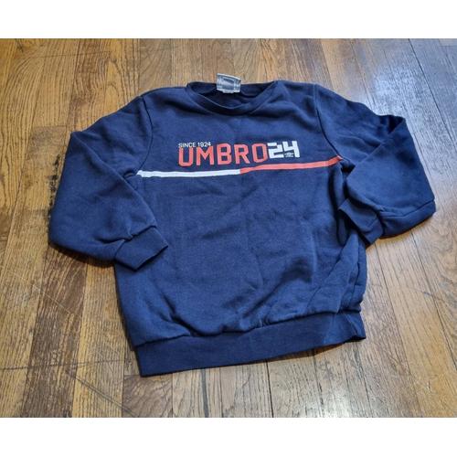 Sweat Col Rond Umbro Bleu Marine Taille 8/9ans