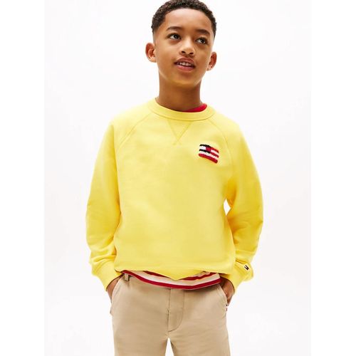 Sweat Dcontract Hilfiger Flag Hilfiger Flag Relaxed Sweatshirt/Star Fruit Yellow - 176 Cm