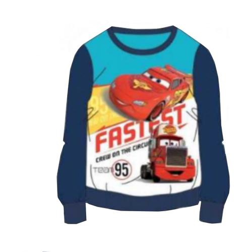 Sweat Enfant Cars Disney Bleu