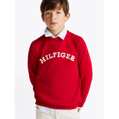 Sweat Hilfiger Monotype  Logo U Monotype Sweatshirt/Red - 98 Cm