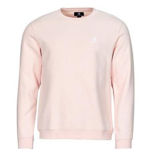 Sweat-Shirt Converse Embroidered Star Chevron Standard-Fit Fleece Crew Sweatshirt Rose