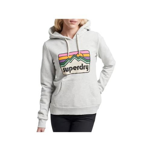 Sweat Superdry Glacier Femme Gris