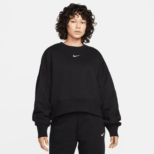 Sweat Ultra-Oversize  Col Ras-Du-Cou Nike Sportswear Phoenix Fleece Pour Femme - Noir - S (Fr 38-40)