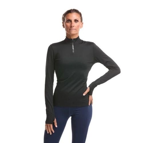 Sweat Zipp Femme Ekoi Perf Running Noir