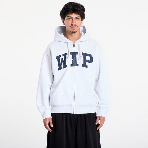 Sweatshirt Carhartt Wip Hooded Wip Sweat Jacket Unisex Ash Heather Stone Washed L