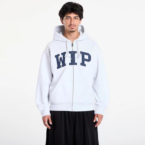 Sweatshirt Carhartt Wip Hooded Wip Sweat Jacket Unisex Ash Heather Stone Washed Xs