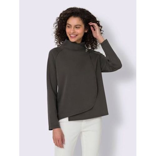Sweatshirt Superposition Moderne - Linea Tesini - Graphite