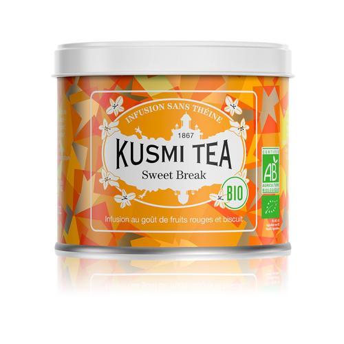 Kusmi Tea - Sweet Break (Infusion Bio Aromatise  L'hibiscus & Fruits Rouges) - Bote 100 G