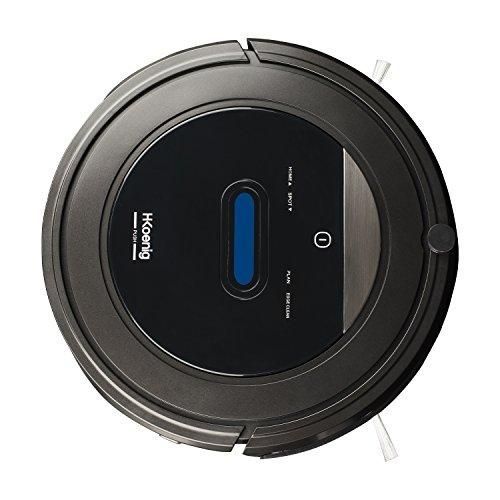 H.Koenig Aspirateur Robot Connect Wifi+ Laveur Serpillire Swrc110 Watermop Intelligent Puissant Silencieux Rapide, Autonome 100min, 4 Cycles, Programme