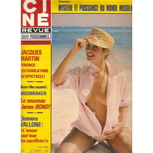 Sydne Rome Seins Nus Poster / Moonraker James Bond Roger Moore Corinne Clery 4p/ Natalie Wood Robert Wagner 3p/ Mylene Demongeot 1p/ Delon 1p/ Jacques Martin Dos De Couv + 5p/ Louis Velle 1p/ Jerry Lewis 2p/ Eleonora Vallone 4p/ 23 