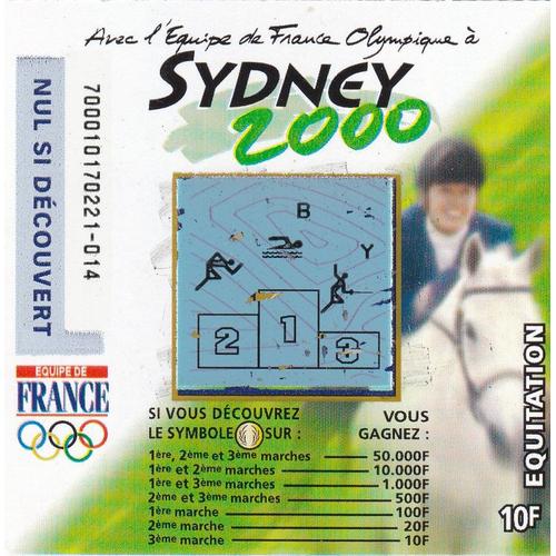 Sydney 2000 (quitation) Franaise Des Jeux