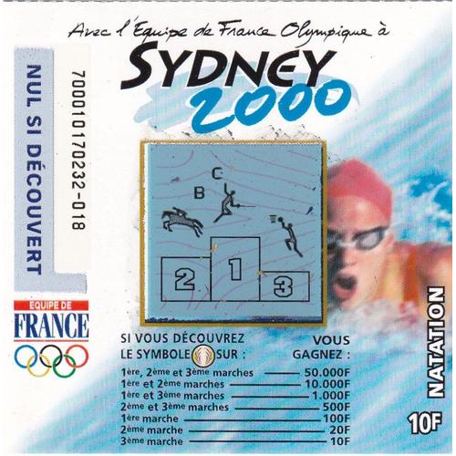 Sydney 2000 (Natation) Franaise Des Jeux