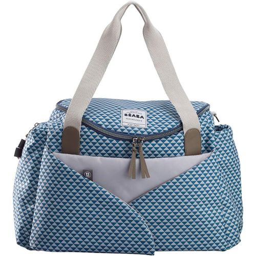 Sydney Ii Changing Bag,Modular,Large Capacity,Multiple Storages,Large Cocoon Changing Space,Insulated Lunch Bag,Pushchair Attachment System,Carry Handles,Blue