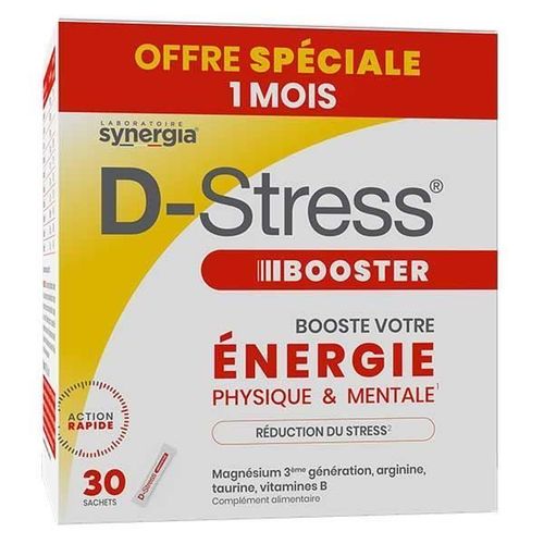 Synergia D-Stress Booster Pack Eco 1 Mois Boite De 30 Sticks