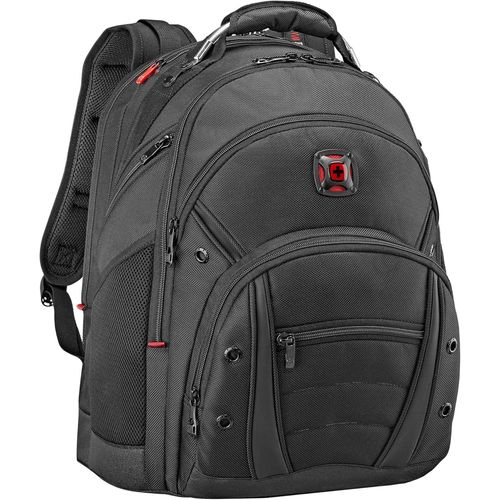 Synergy Ballistic Sac  Dos Pour Ordinateur Portable 16 Pouces Avec Poche Pour Tablette Tactile 10 Pouces, 30 L, Femmes Hommes, Bureau Voyages DAffaires Uni, Noir, 605074[Sac640711]