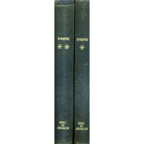 Synopse Des Quatre Evangiles En Francais Avec Paralleles Des Apocryphes Et Des Peres - En Deux Tomes - Tomes 1 + 2 / 3e Edition Revisee Par M.-E. Boismard Et A.Lamouille.   de P.BENOIT  Format Reli 