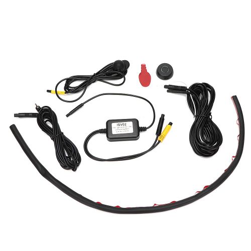 Systeme De Camera Double Canal De Vue Laterale Intelligente Du Vehicule Dvr De Voiture Prise En Charge De La Vision Bouton Sans Fil